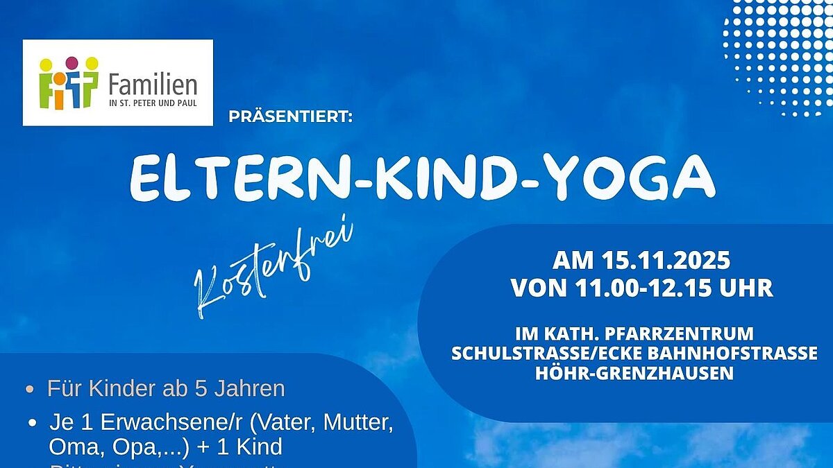 Eltern-Kind-Yoga - die innere Ruhe finden.